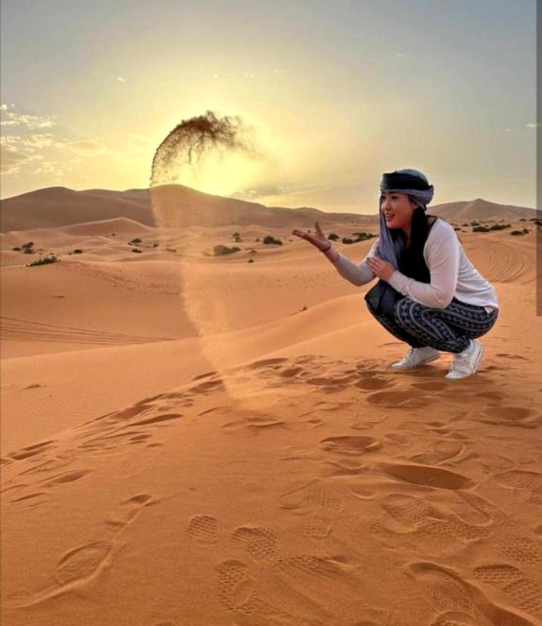 Desert Berber Fire Camp Merzuga Kültér fotó