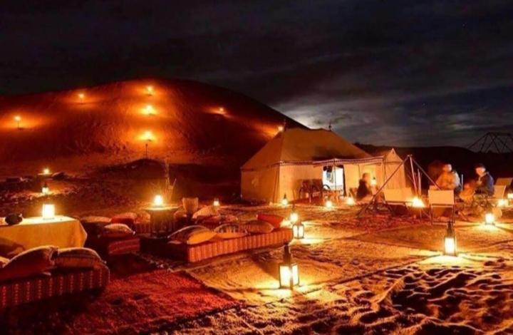 Desert Berber Fire Camp Merzuga Kültér fotó